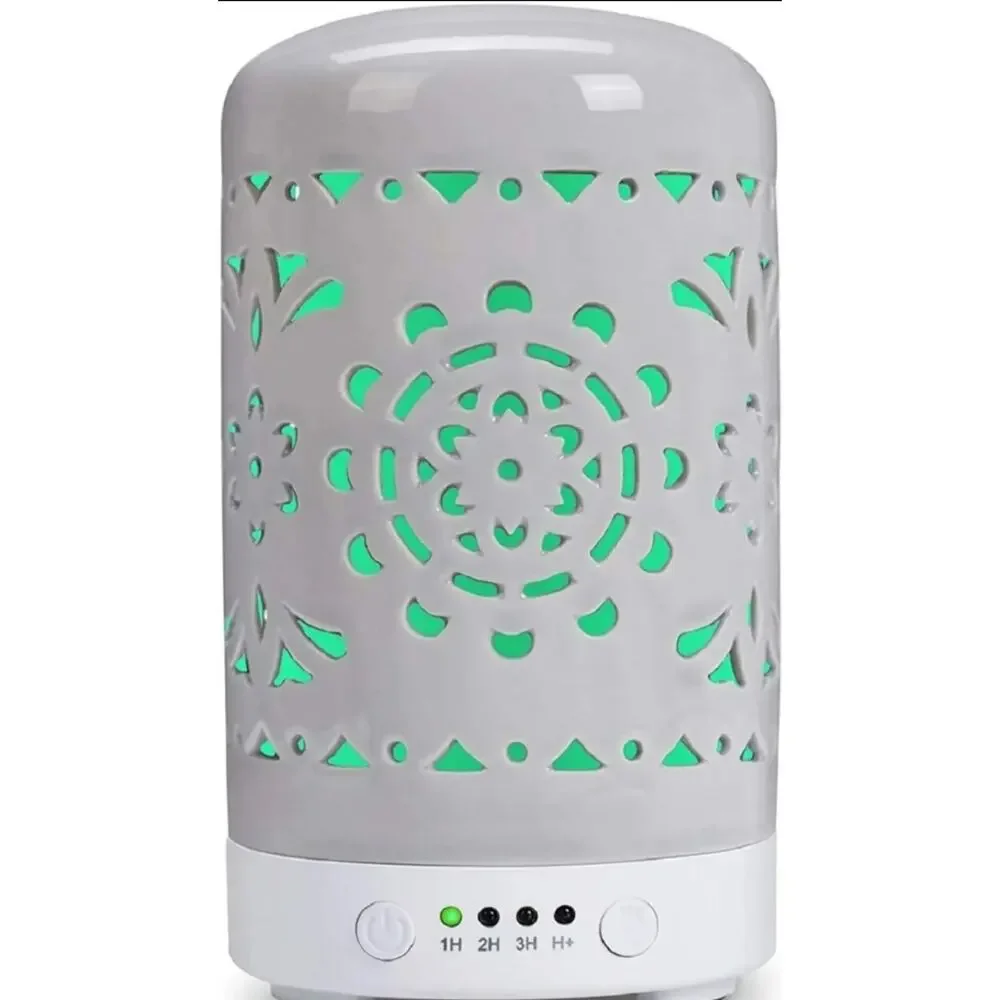 Aromatherapy Essential Oil Diffuser Auto Color Changing 7 Led Mood Lights BNIB